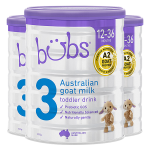 【澳洲直邮】贝儿BUBS婴儿羊奶粉3段原装原罐婴幼儿宝宝配方奶粉3罐